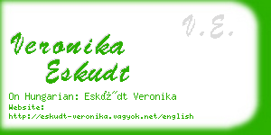 veronika eskudt business card